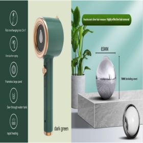Mini Portable Handheld Garment Steamer Fabric Steam Iron For Clothes Travel Home Appliances Vertical US Plug Ironing Machine (Option: Green set-Eu-1PCS)